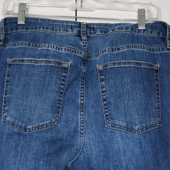 Rebecca Minkoff Straight Leg Medium Blue Wash Jean Women's Size 10 - Picture 6 of 8